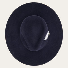 Midtown Wide Flat Brim Hat Navy | Stetson