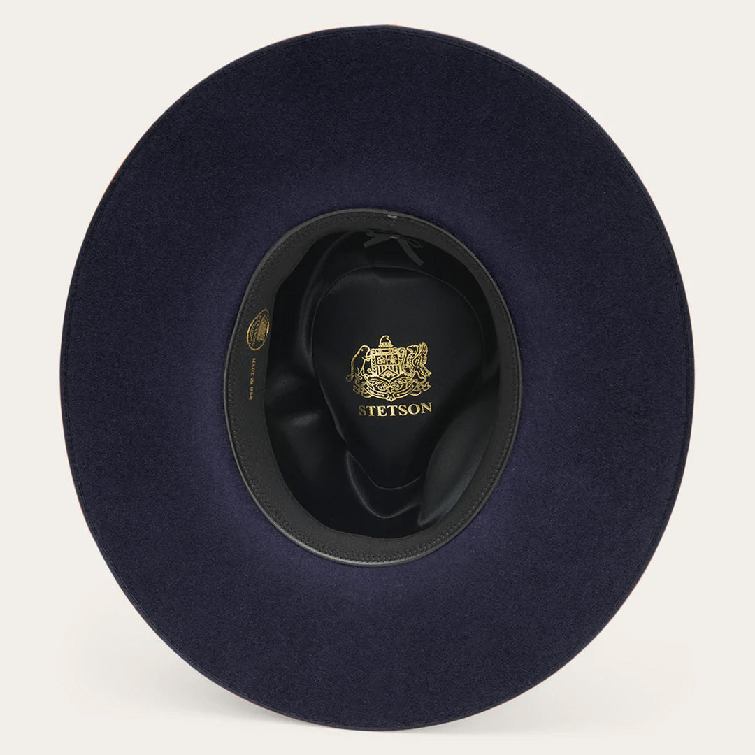 Midtown Wide Flat Brim Hat Navy | Stetson
