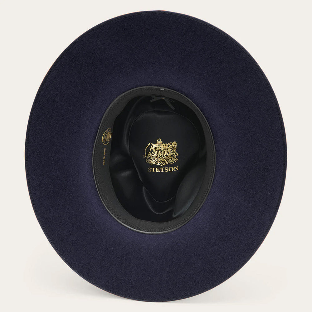 Midtown Wide Flat Brim Hat Navy | Stetson