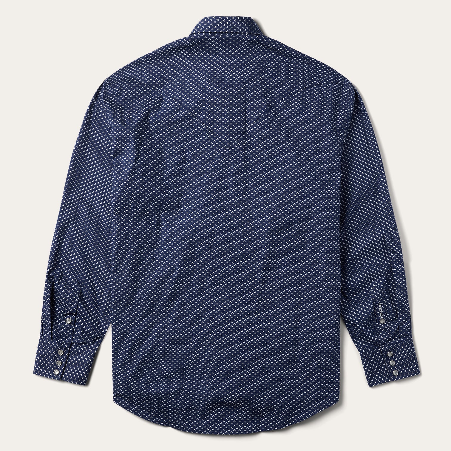 Blue Polaris Geo Print Western Shirt Blue | Stetson