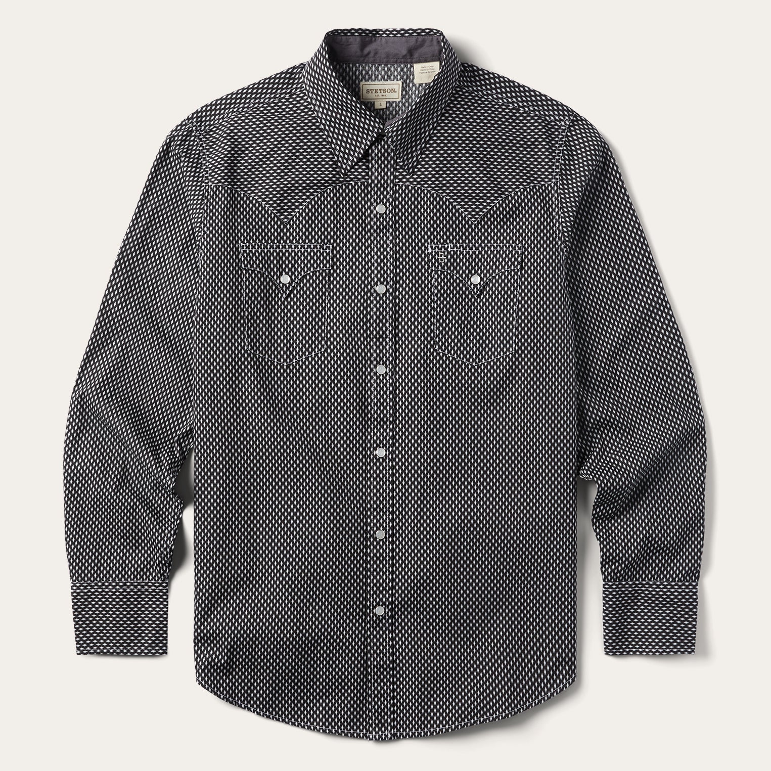 Black Diamond Shirt Black | Stetson