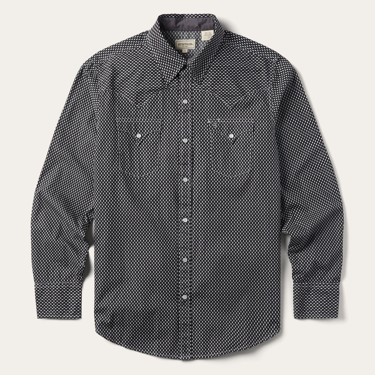 Black Diamond Shirt Black | Stetson