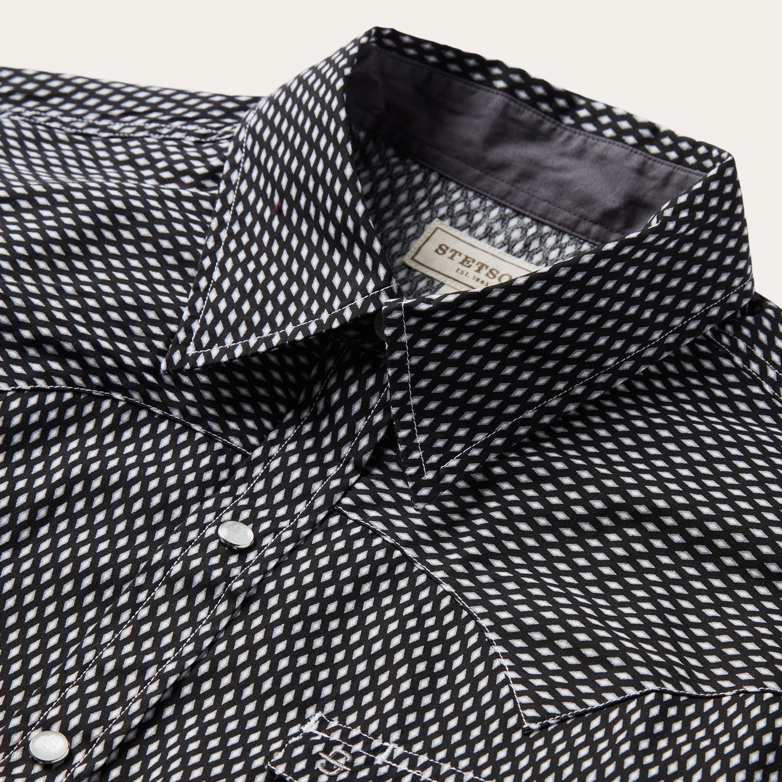Black Diamond Shirt Black | Stetson