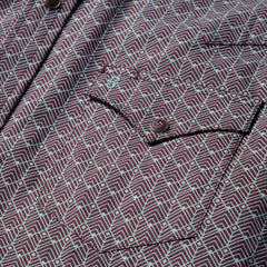 Chevron Grid Shirt Brown | Stetson
