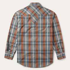 Rustic Plaid Western Shirt Brown | Stetson