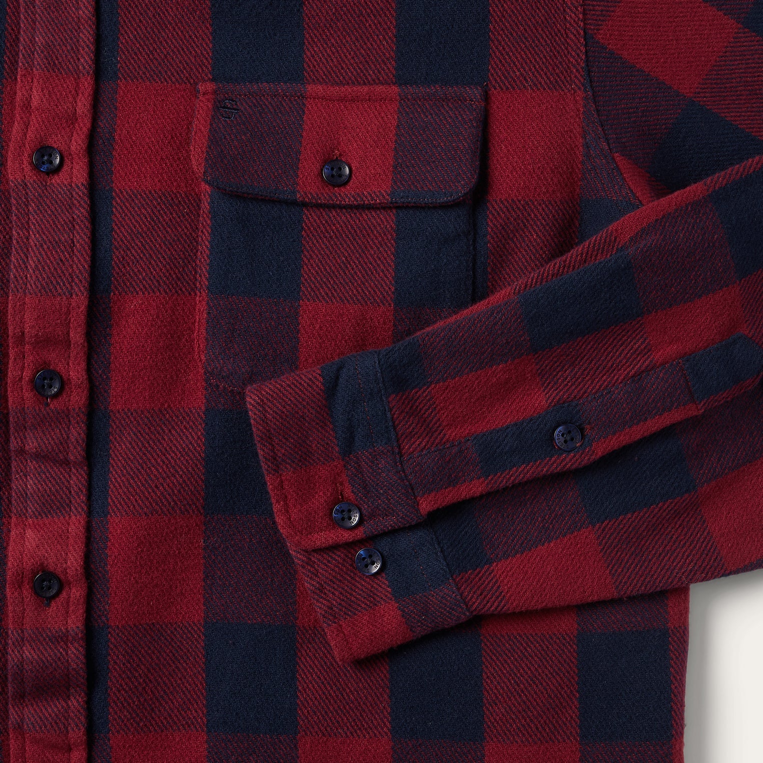 Buffalo Check Twill Shirt Red | Stetson