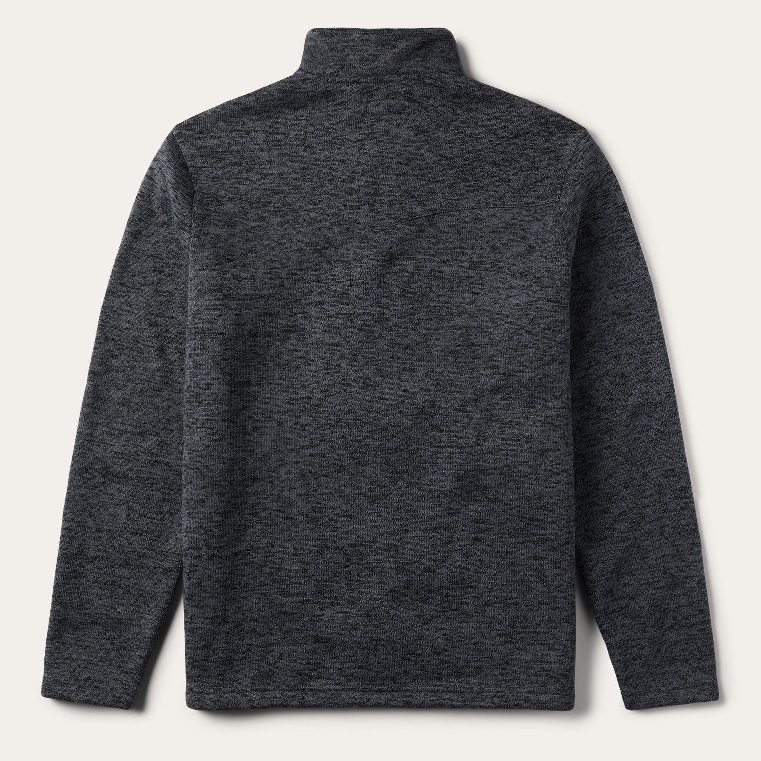 Grey Bonded Knit Sweater Grey | Stetson