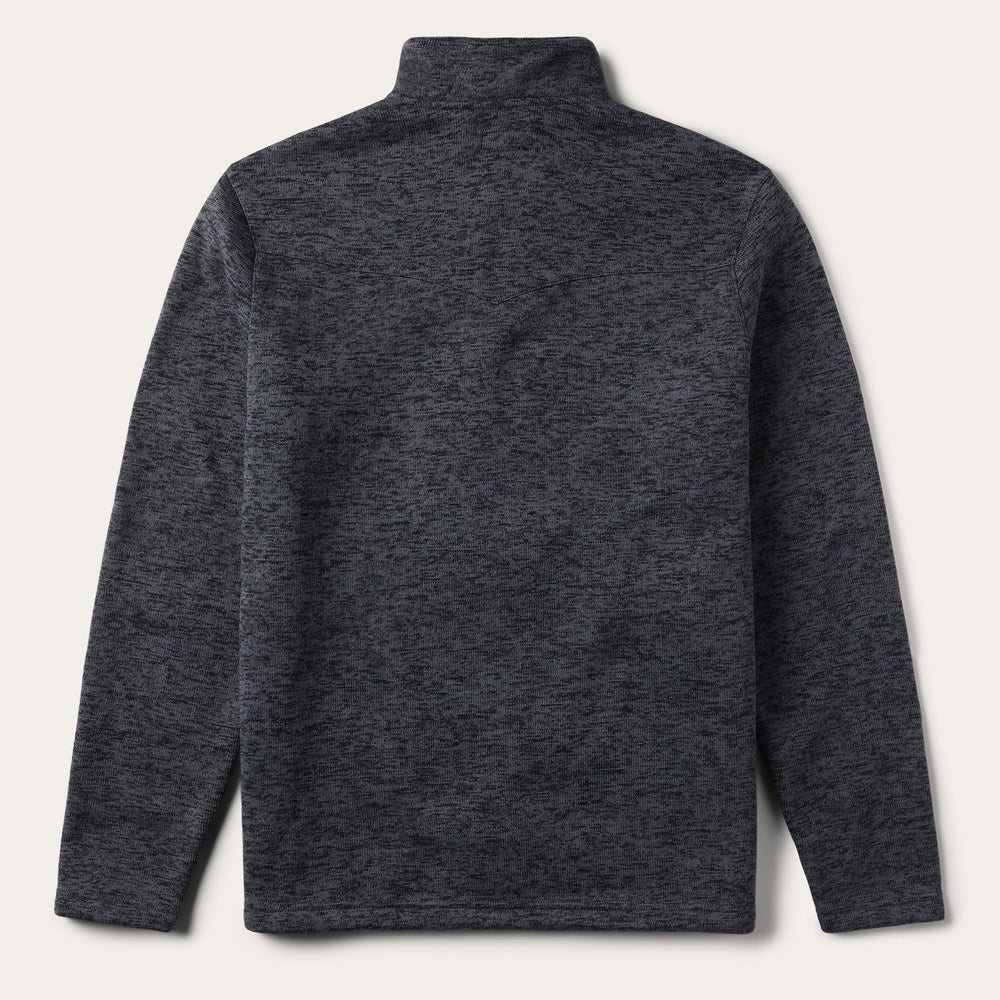 Grey Bonded Knit Sweater Grey | Stetson