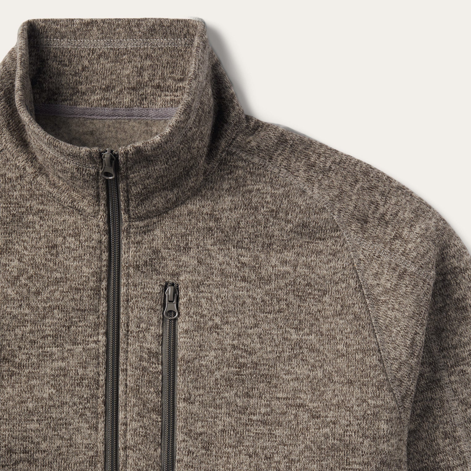Tan Bonded Knit Sweater Tan | Stetson
