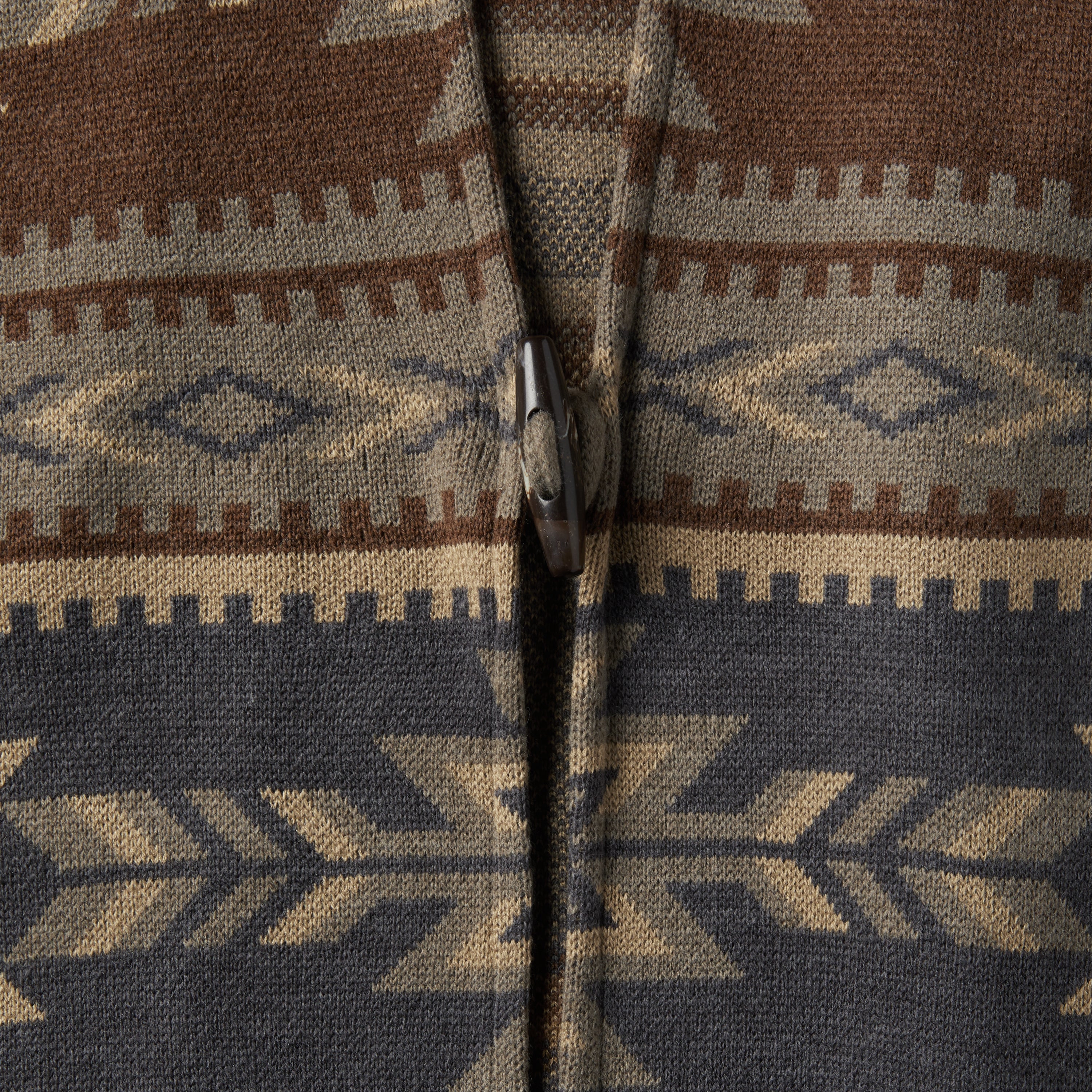 Aztec Print Sweater Poncho Multi | Stetson