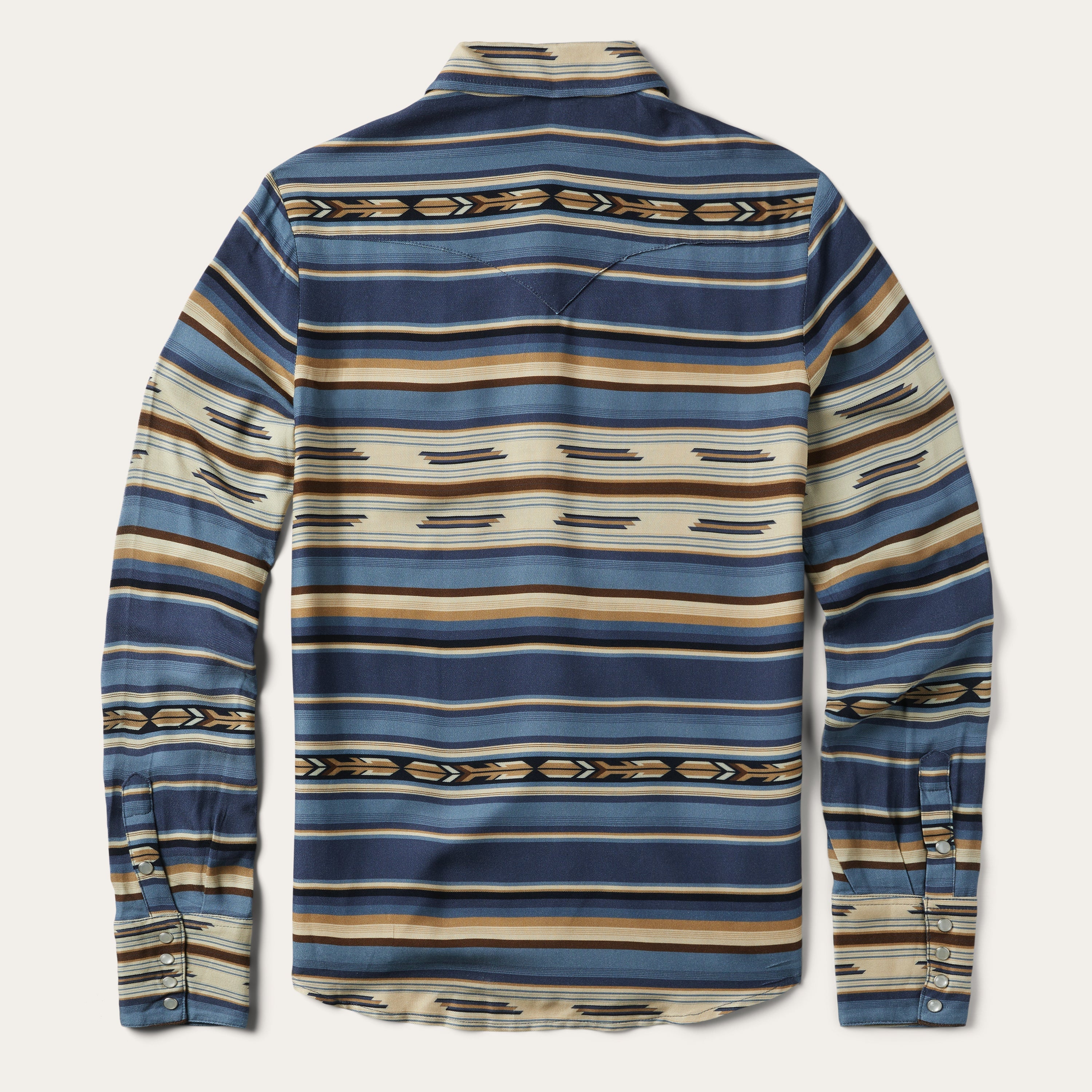Indigo Serape Print Shirt Blue | Stetson