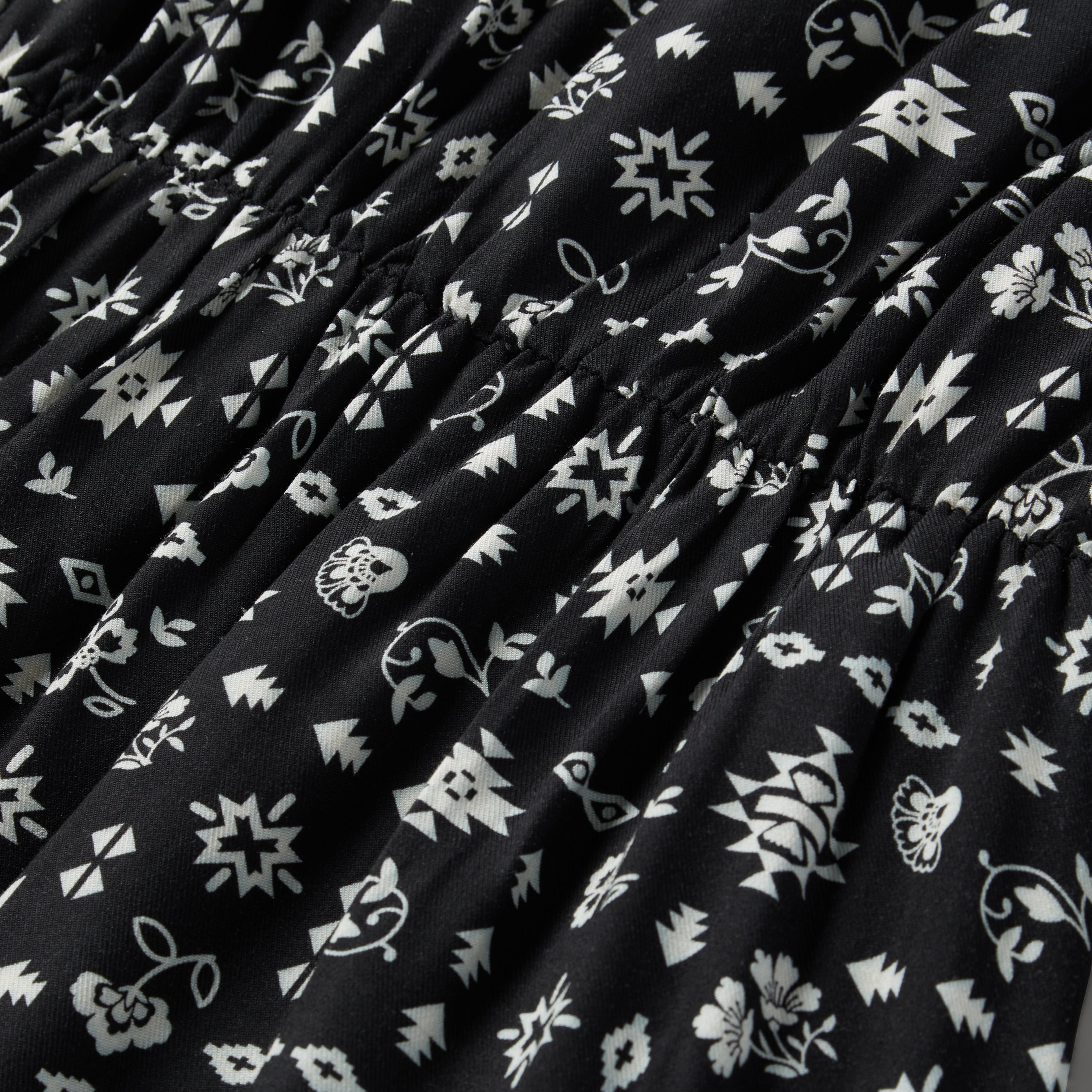 Southwestern Ditzy Print Dress Black | Stetson