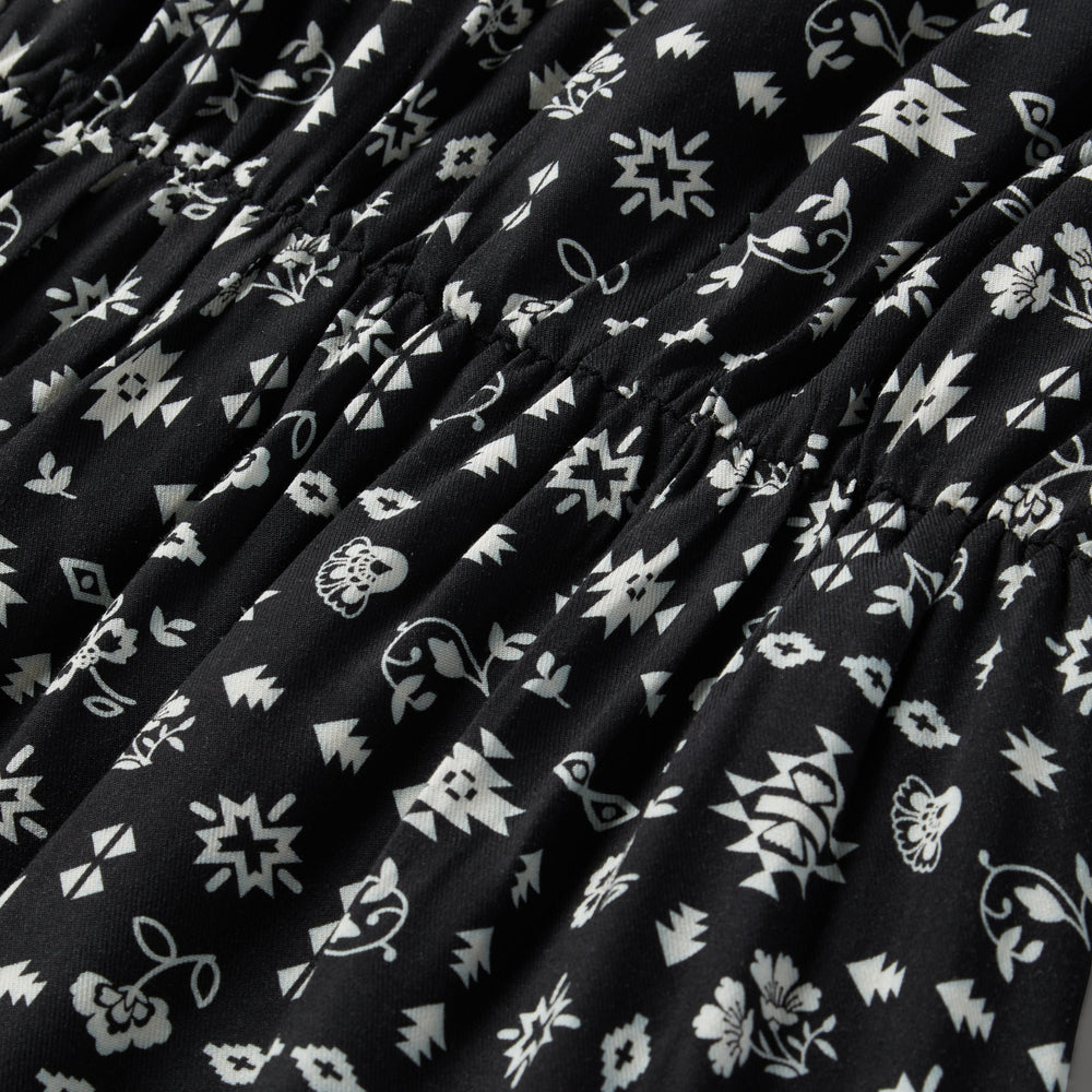Southwestern Ditzy Print Dress Black | Stetson