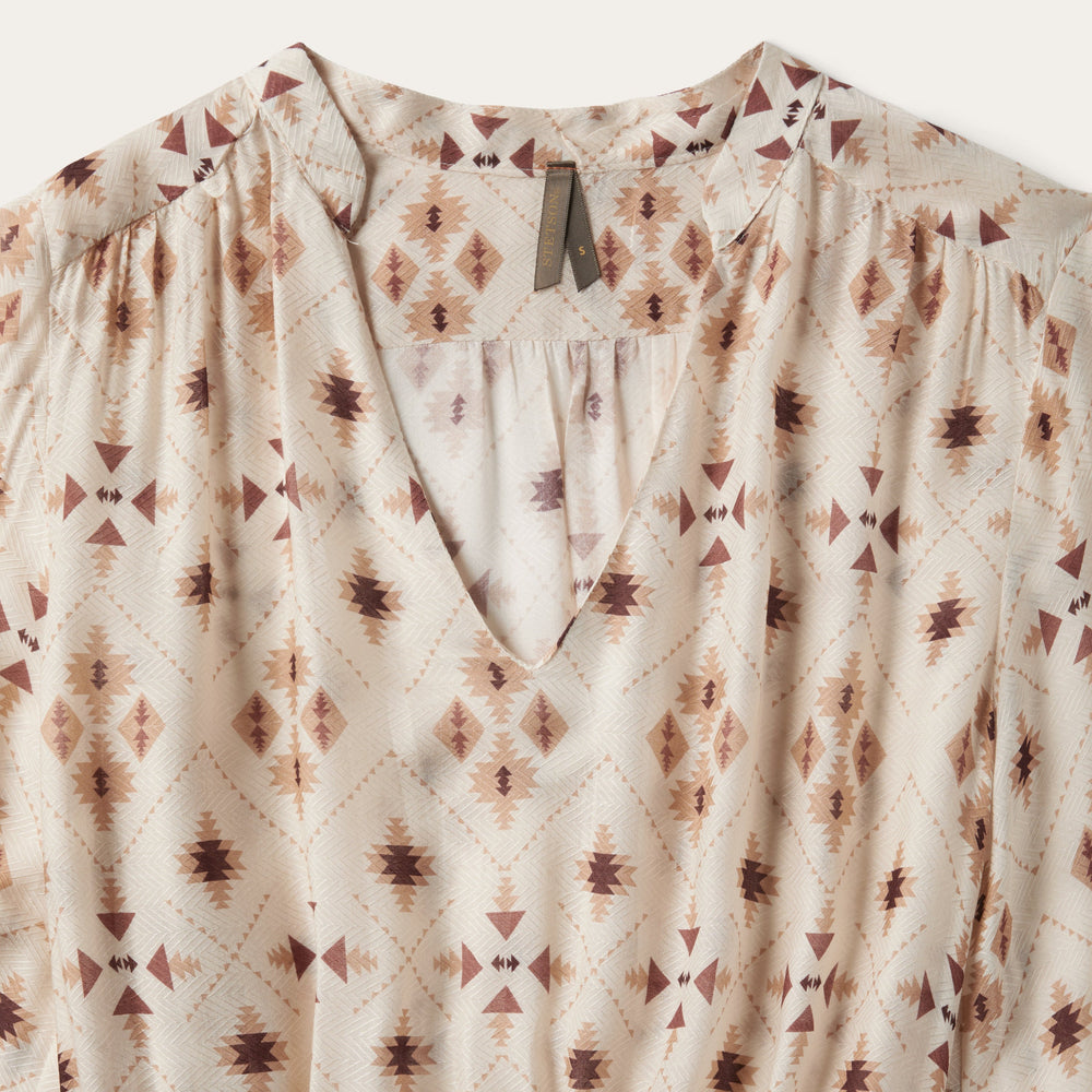 Gaucho Herringbone Dress White | Stetson