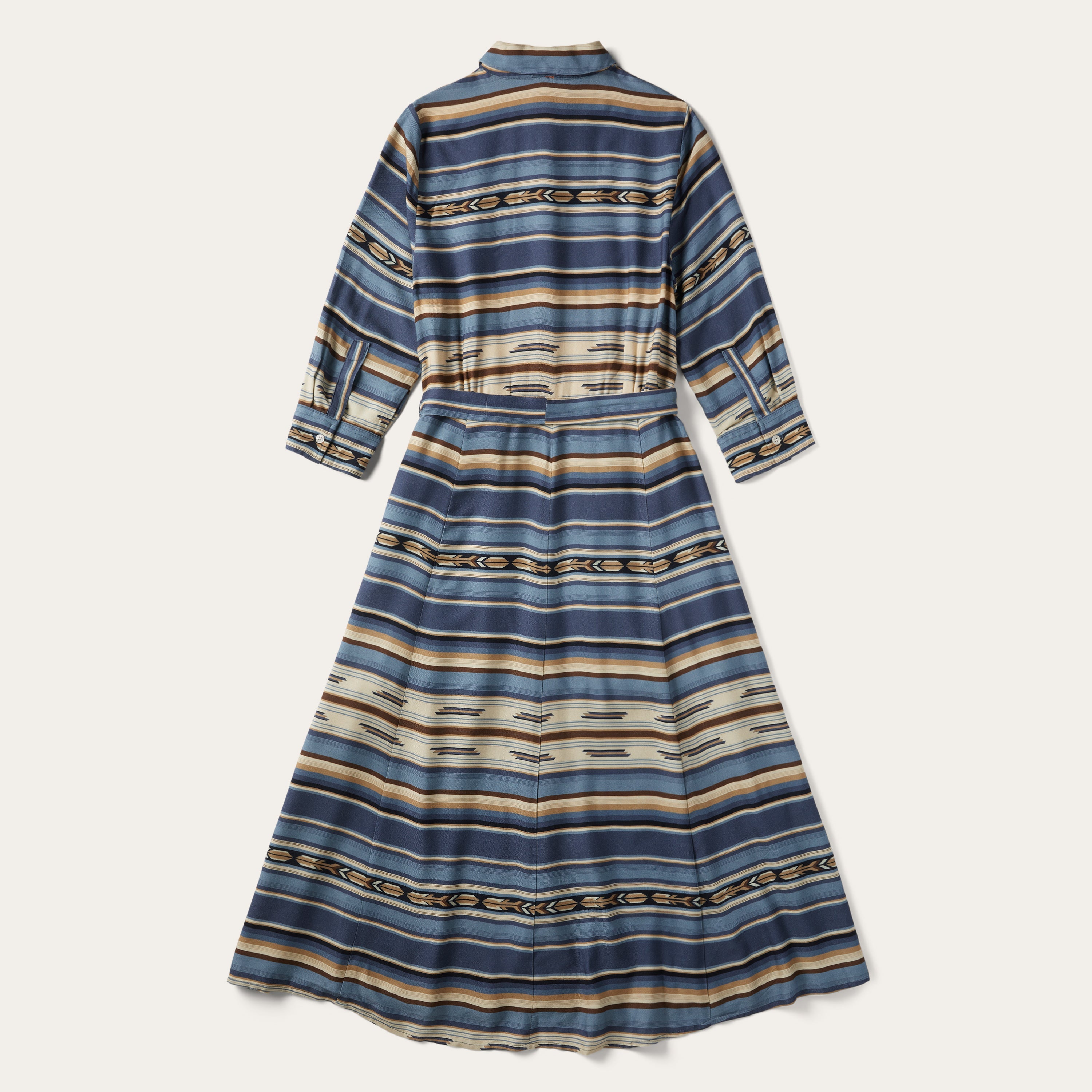 Indigo Serape Print Dress Blue | Stetson