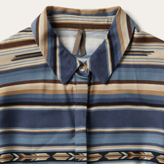 Indigo Serape Print Dress Blue | Stetson