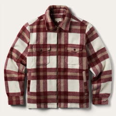 Plaid Lined Jac-Shirt Red | Stetson