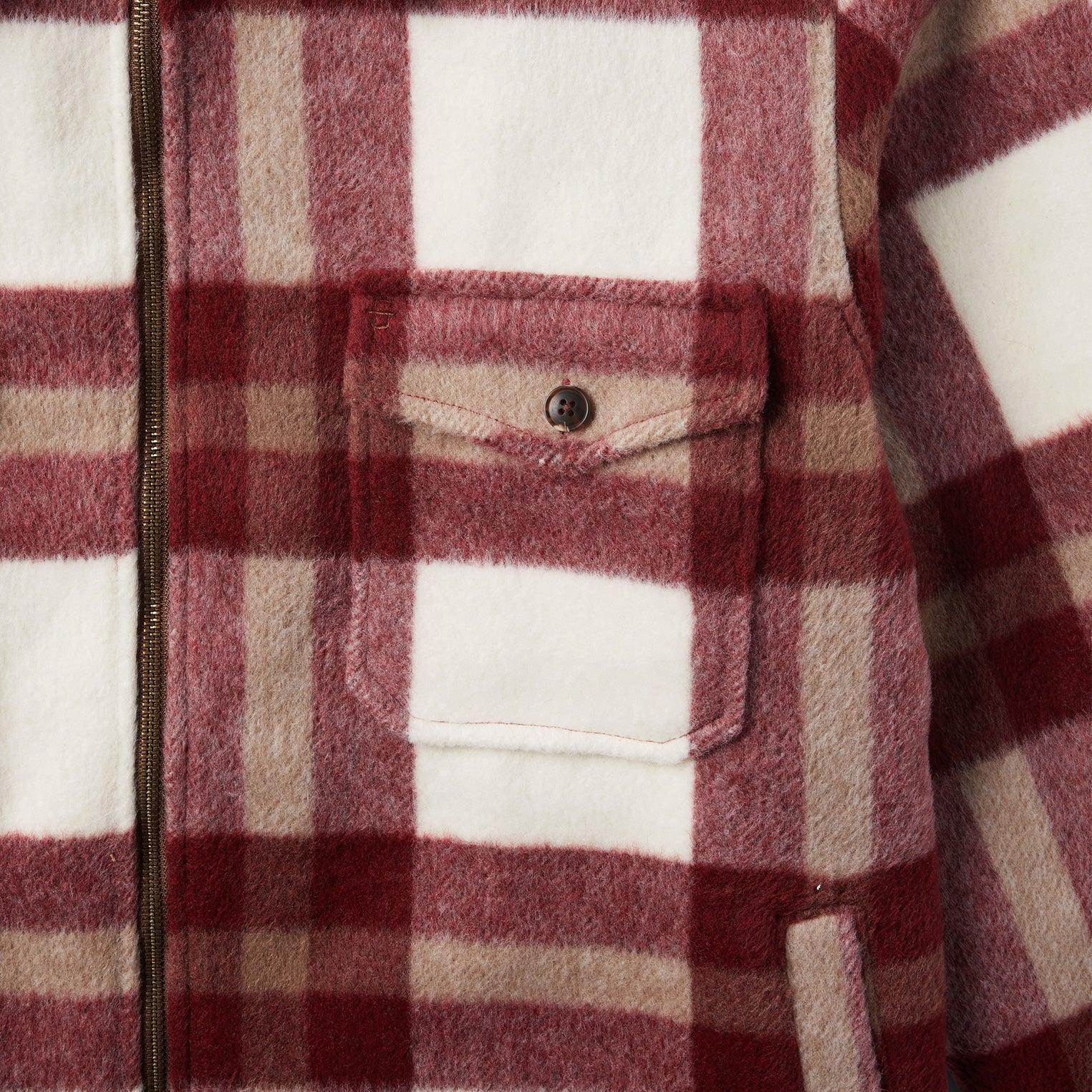 Plaid Lined Jac-Shirt Red | Stetson