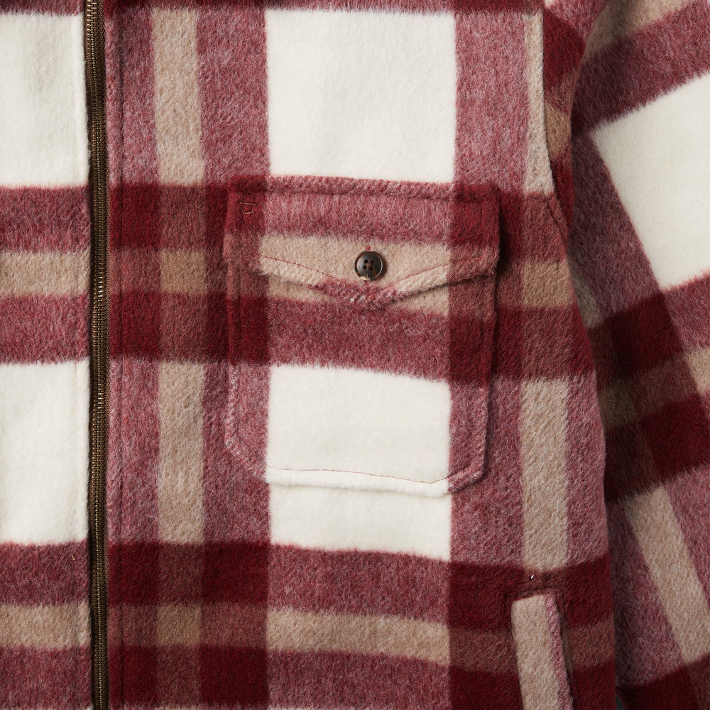Plaid Lined Jac-Shirt Red | Stetson