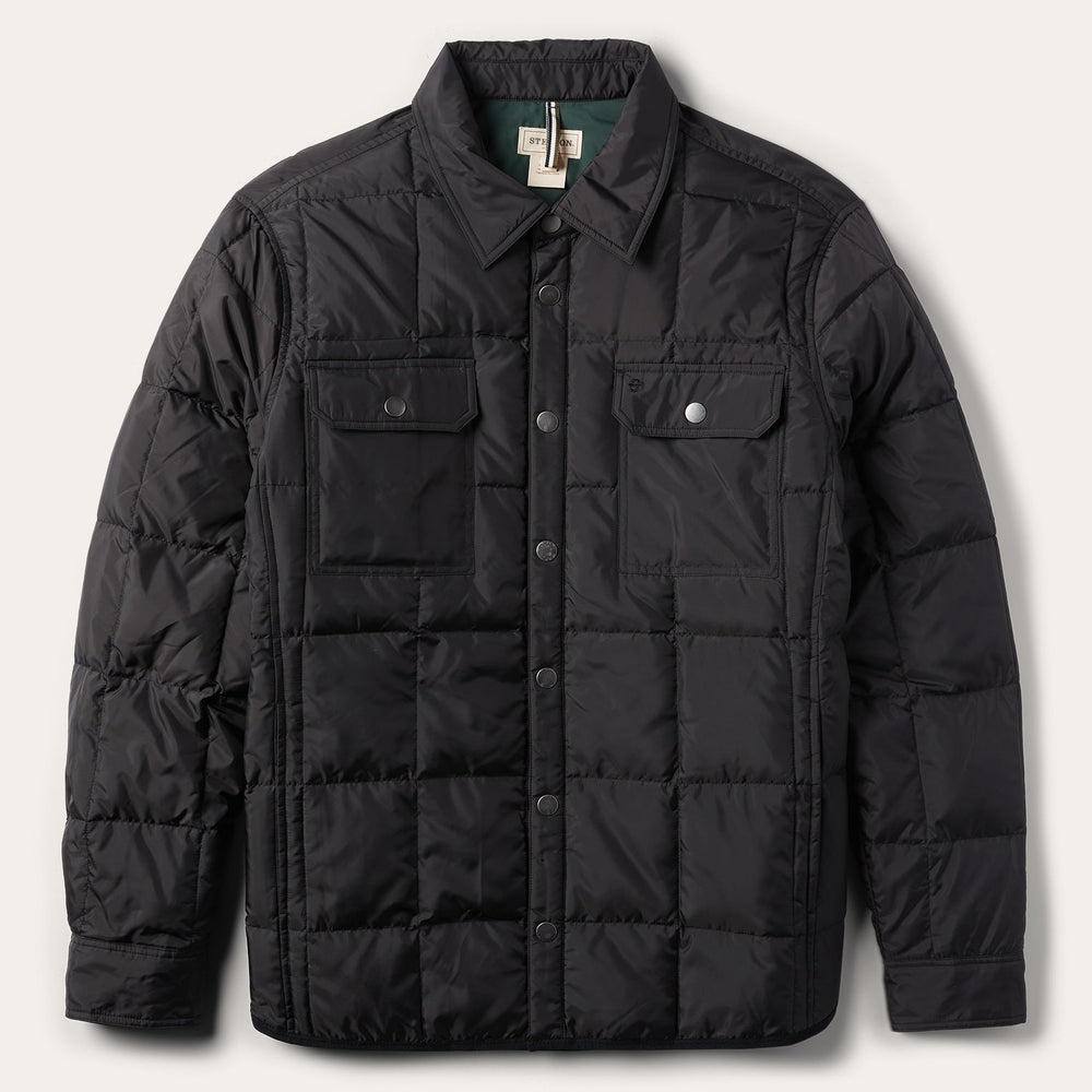 Crushable Black Parachute Jacket Black | Stetson