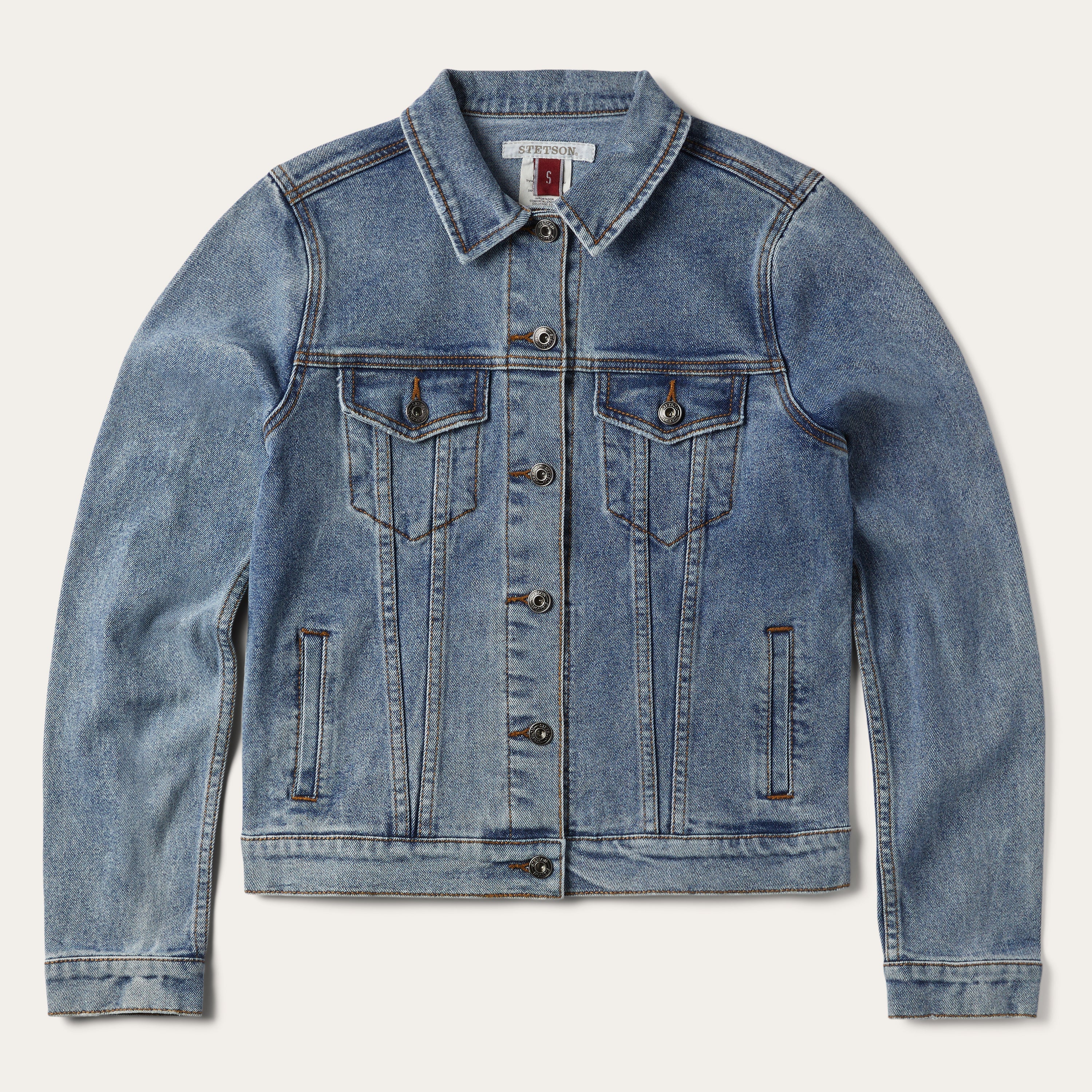 Stretch Denim Jacket Blue | Stetson