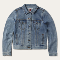 Stretch Denim Jacket Blue | Stetson