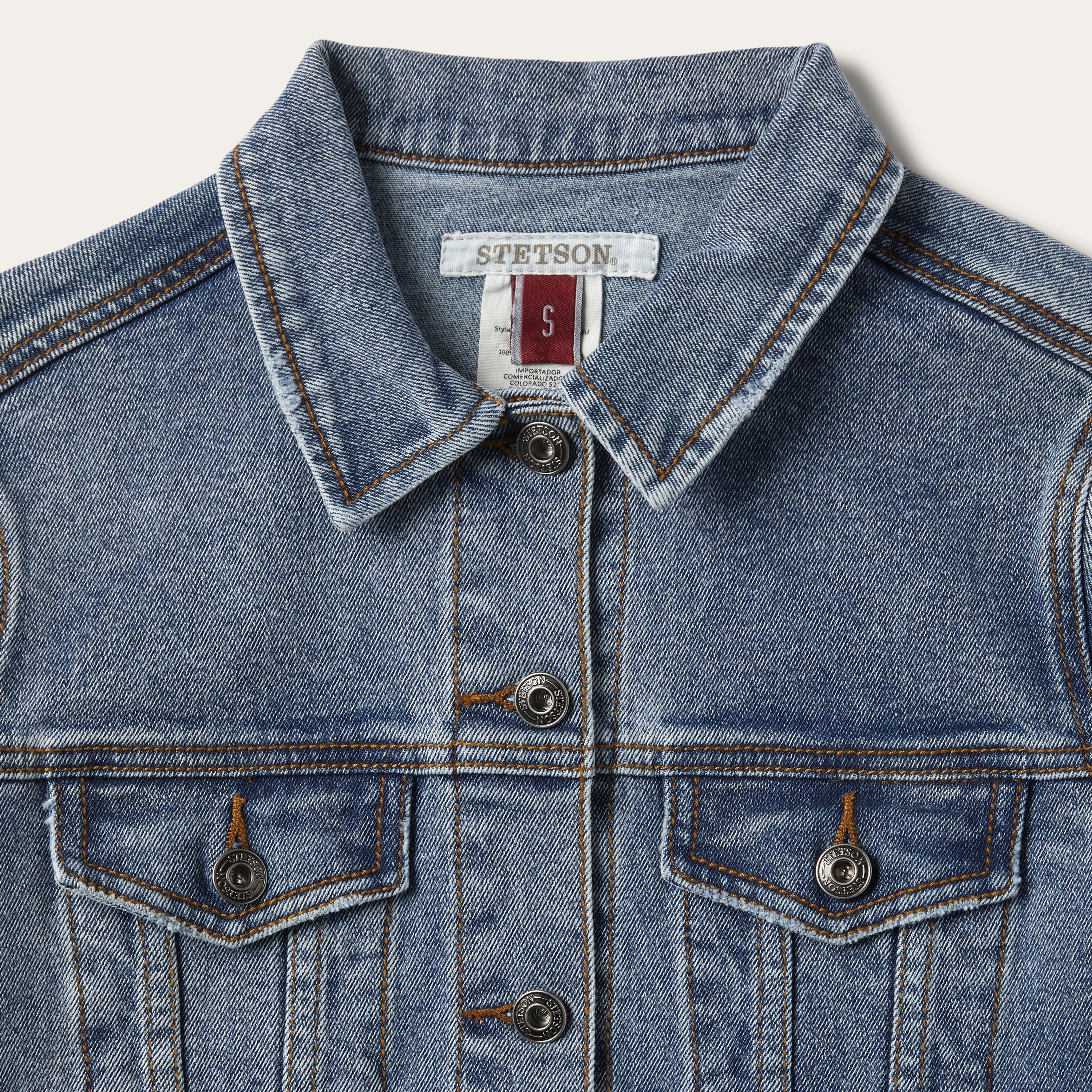 Stretch Denim Jacket Blue | Stetson