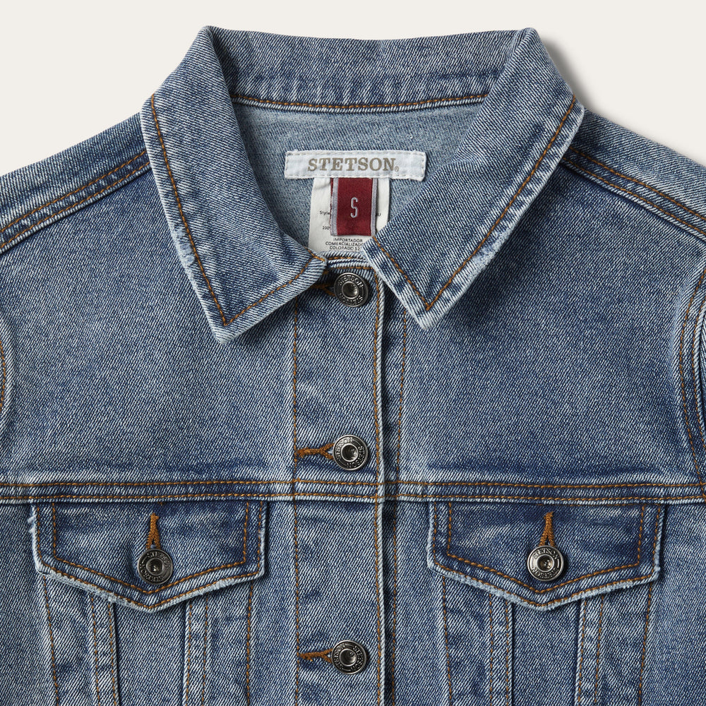 Stretch Denim Jacket Blue | Stetson