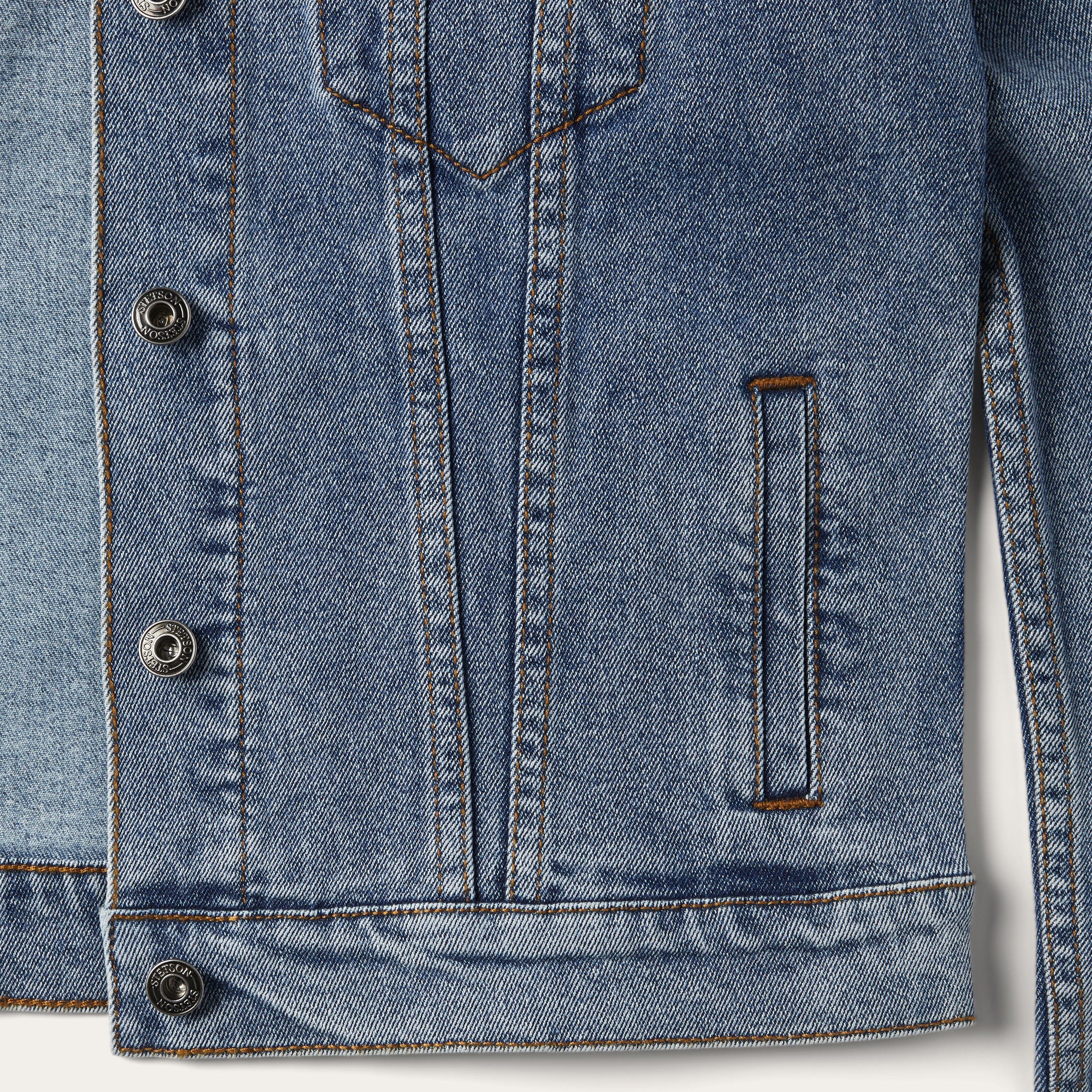 Stretch Denim Jacket Blue | Stetson