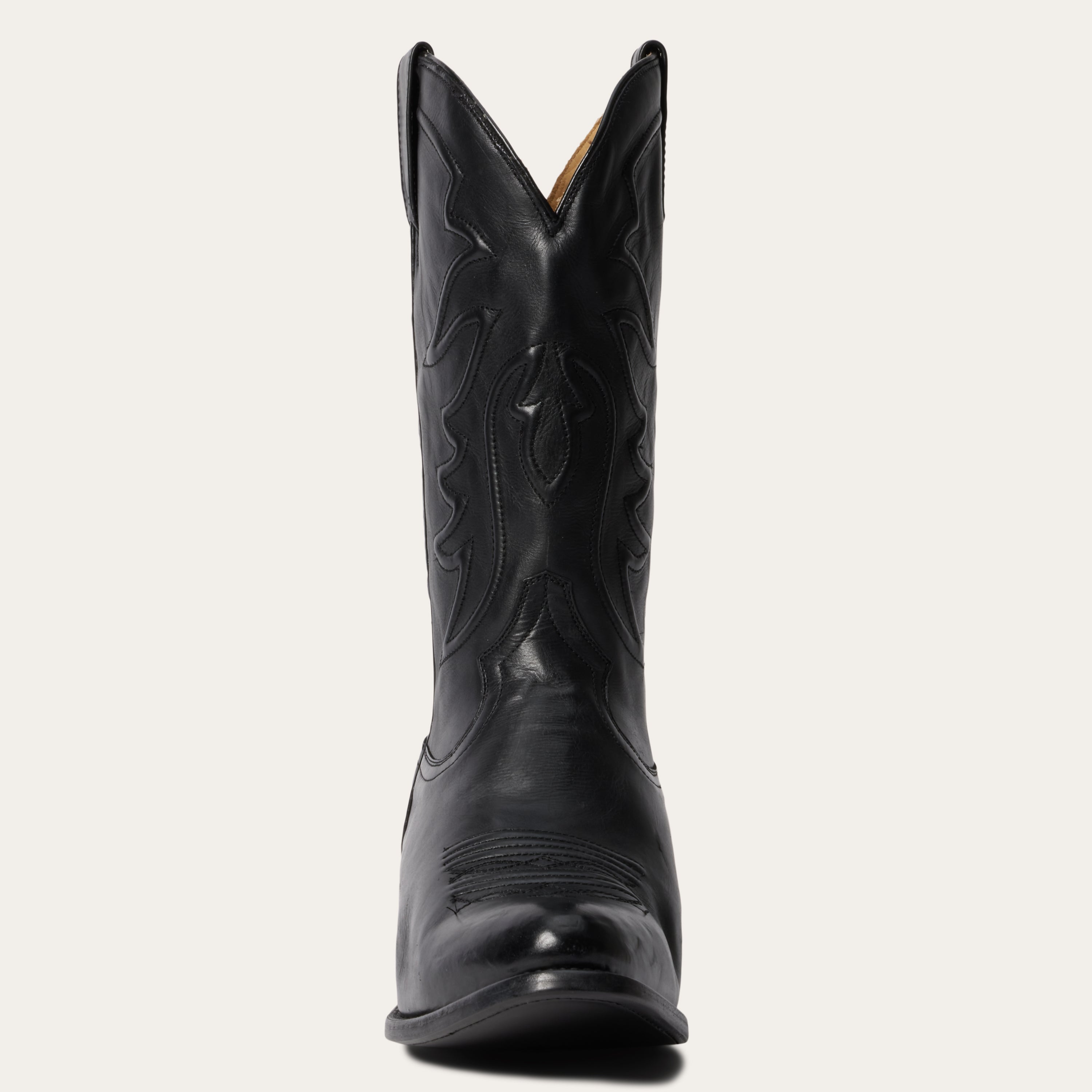 Ames Corded & Burnished Leather Boot Black | Stetson