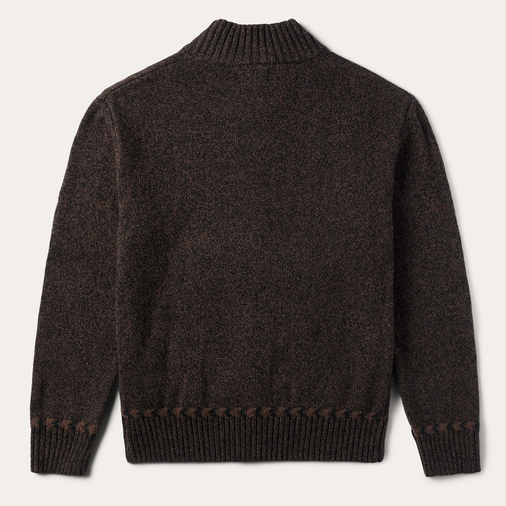 Vertical Aztec Cardigan Brown | Stetson