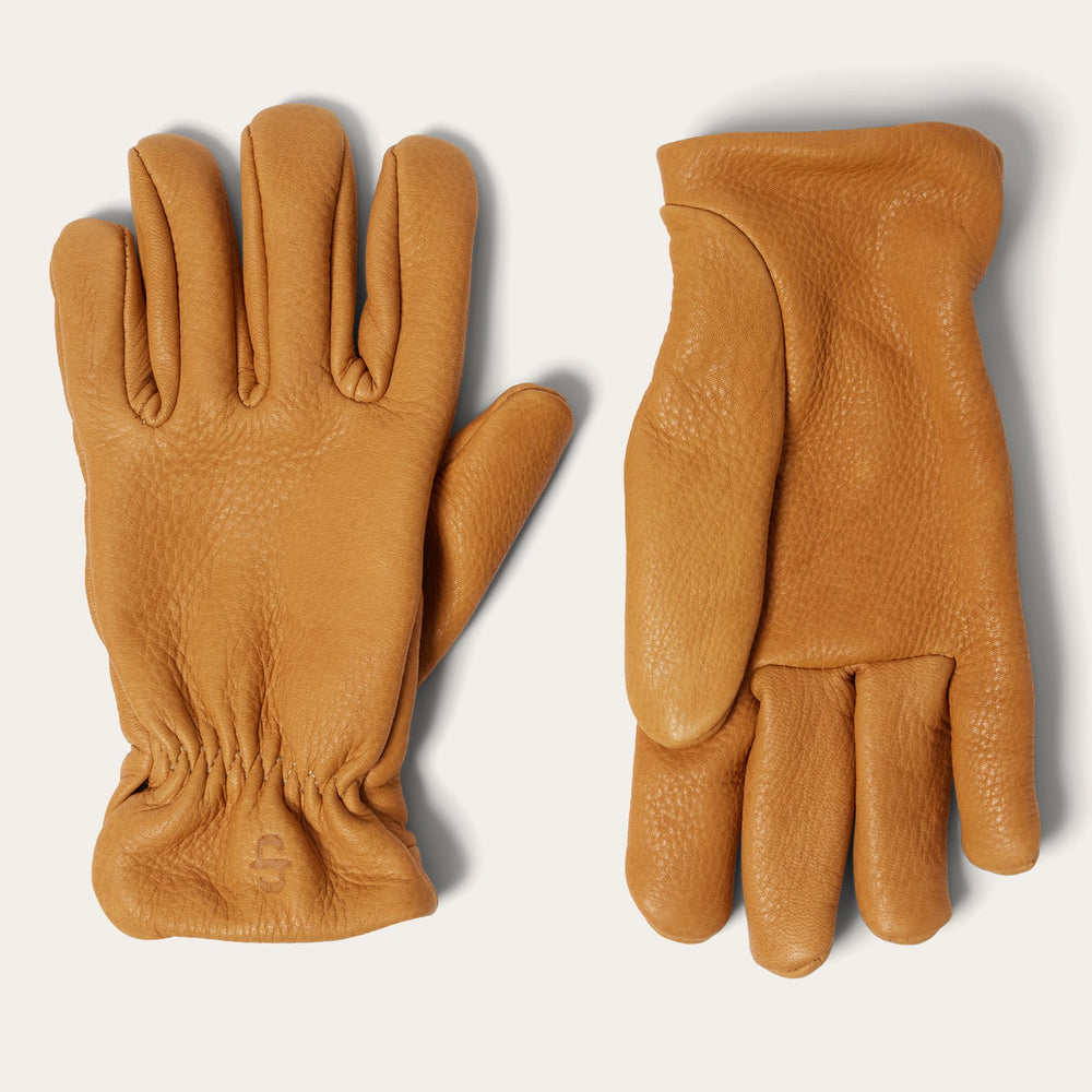 Deerskin Roper Glove - Lined Saddle Tan | Stetson