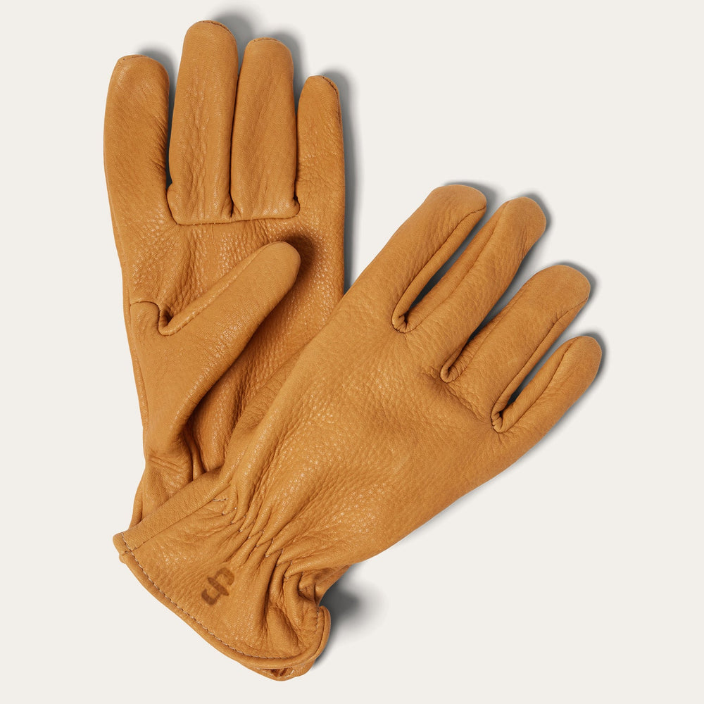 Deerskin Roper Glove - Unlined Saddle Tan | Stetson