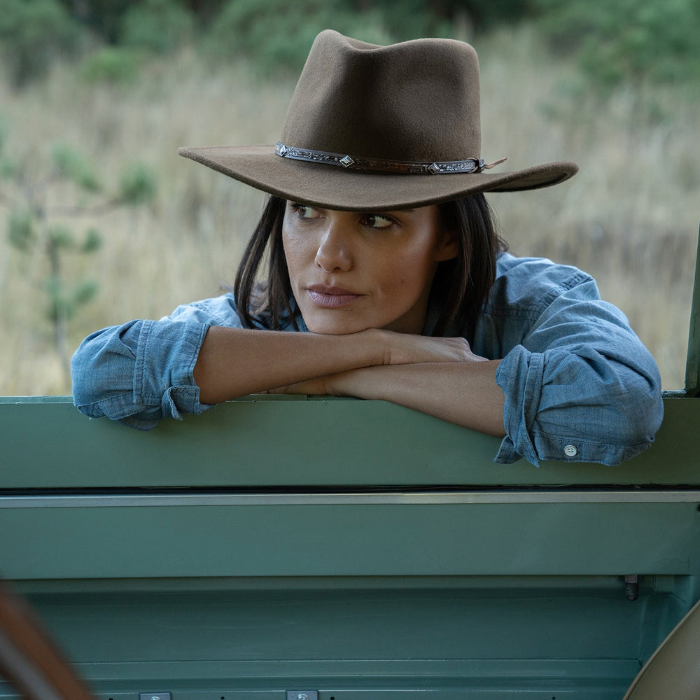 Mountain Sky Crushable Outdoor Hat Acorn | Stetson
