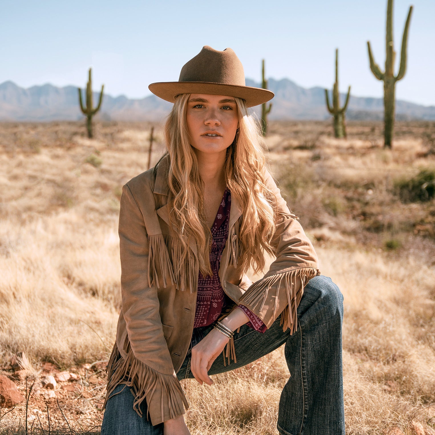 Open Road 6X Cowboy Hat Brown Mix | Stetson