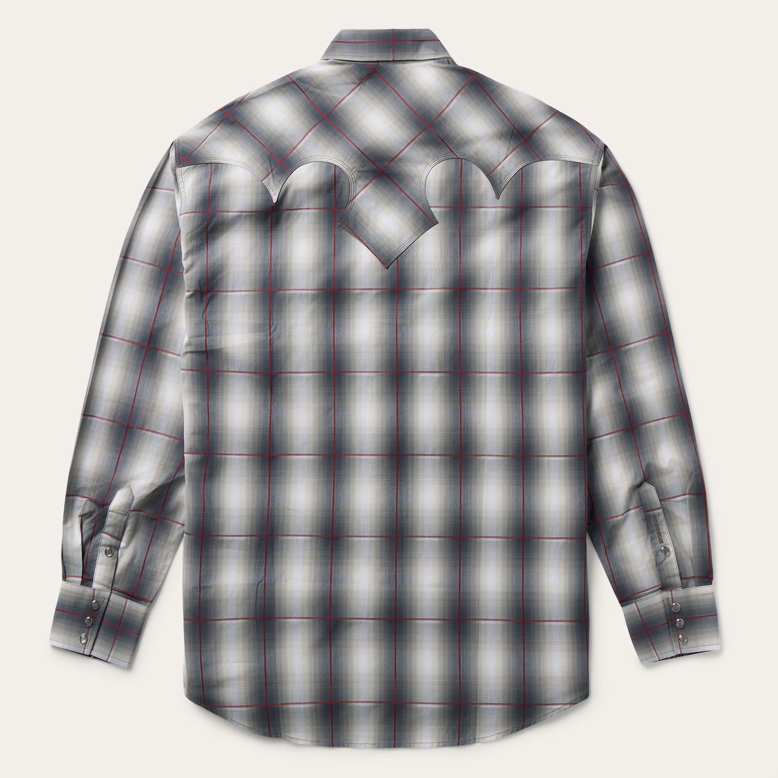 Smoke Ombre Western Shirt Grey | Stetson