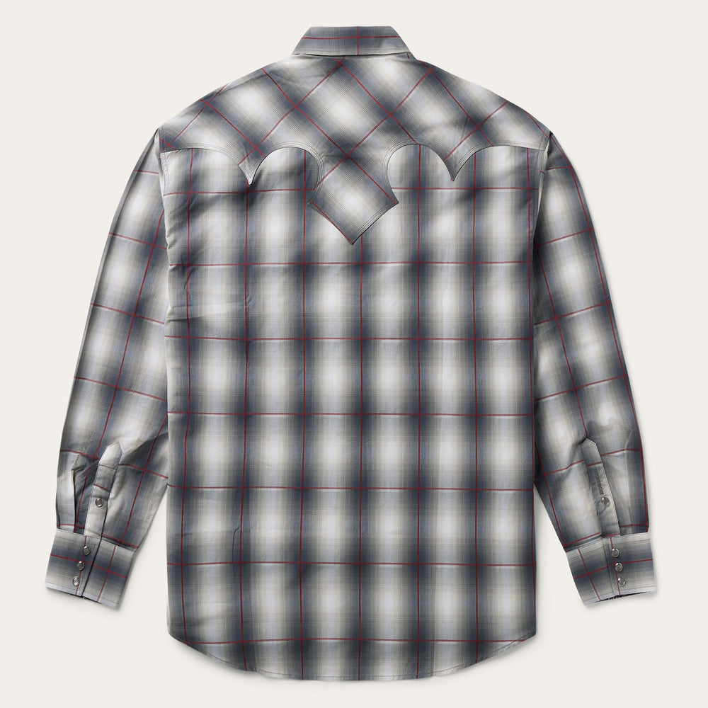 Smoke Ombre Western Shirt Grey | Stetson