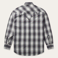 Smoke Ombre Western Shirt Grey | Stetson