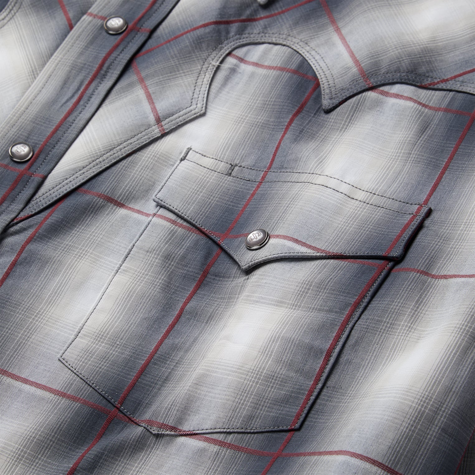 Smoke Ombre Western Shirt Grey | Stetson