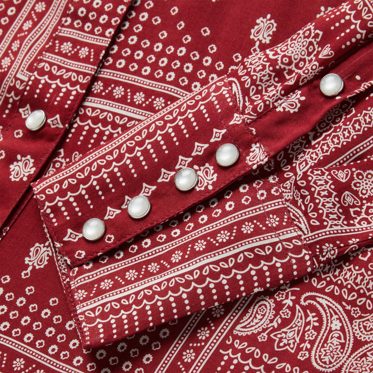 Red Bandana Patchwork Shirt Red | Stetson