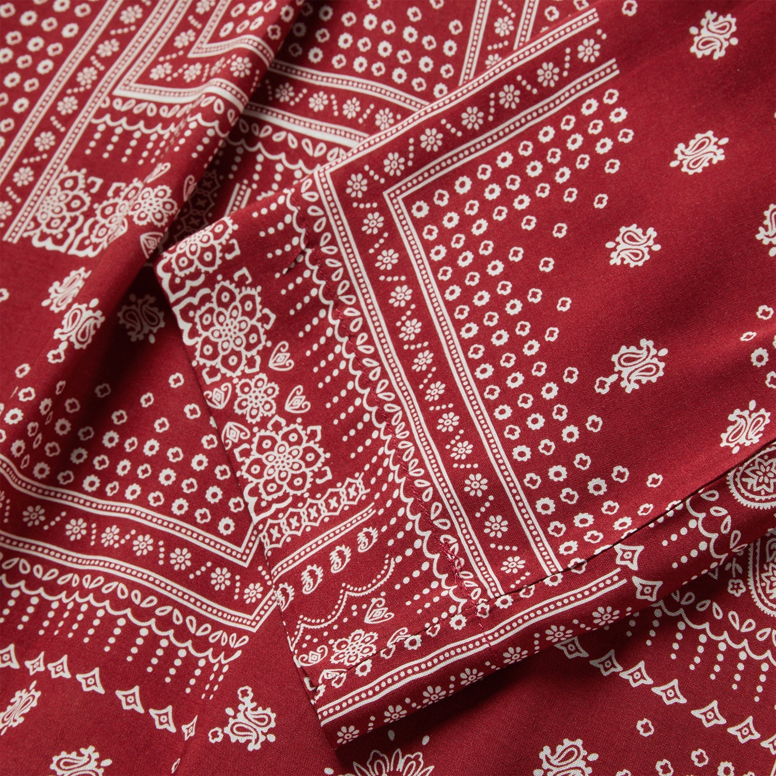 Red Bandana Patchwork Blouse Red | Stetson