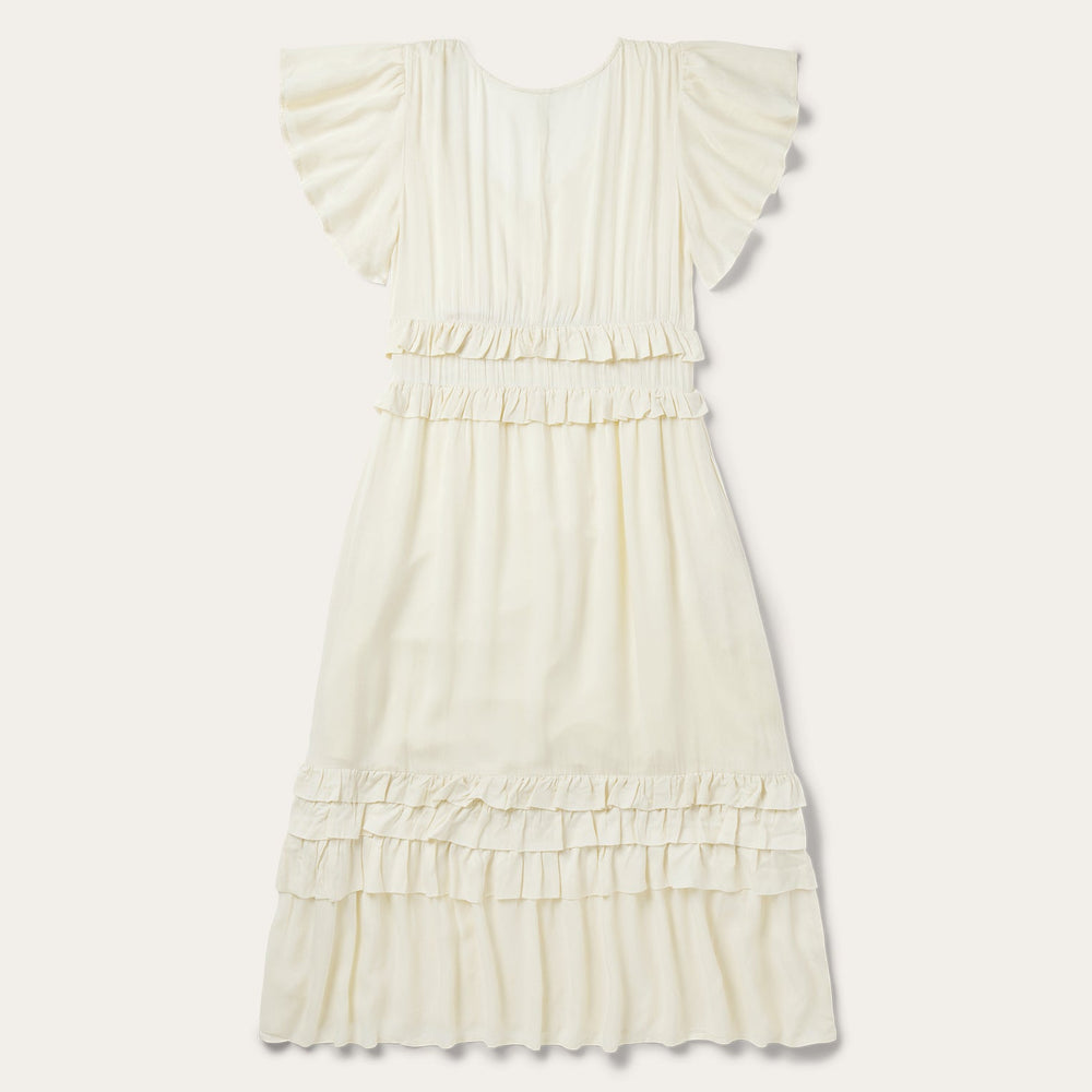 Cream Herringbone Dress White | Stetson