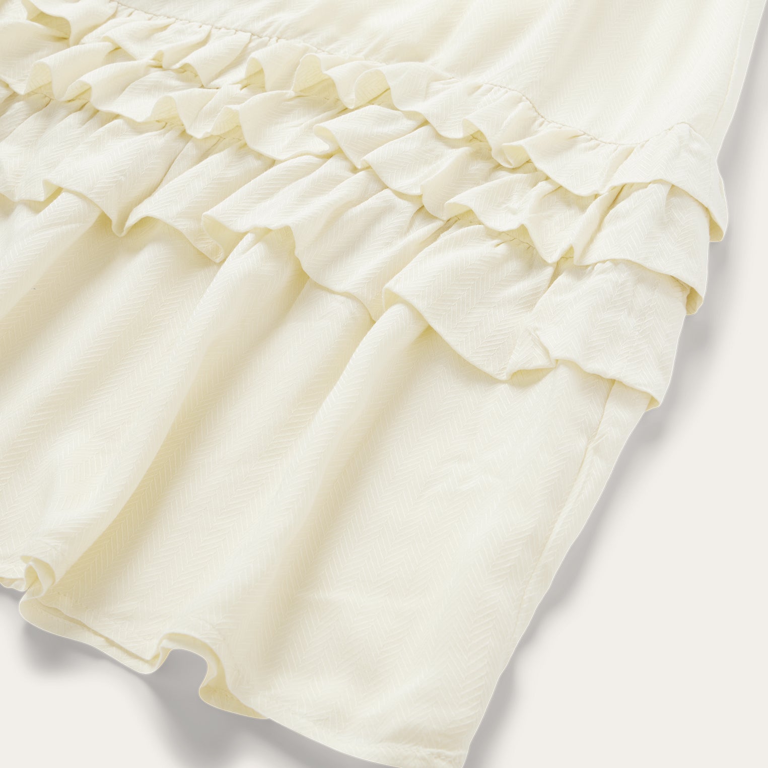 Cream Herringbone Dress White | Stetson