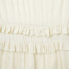 Cream Herringbone Dress White | Stetson