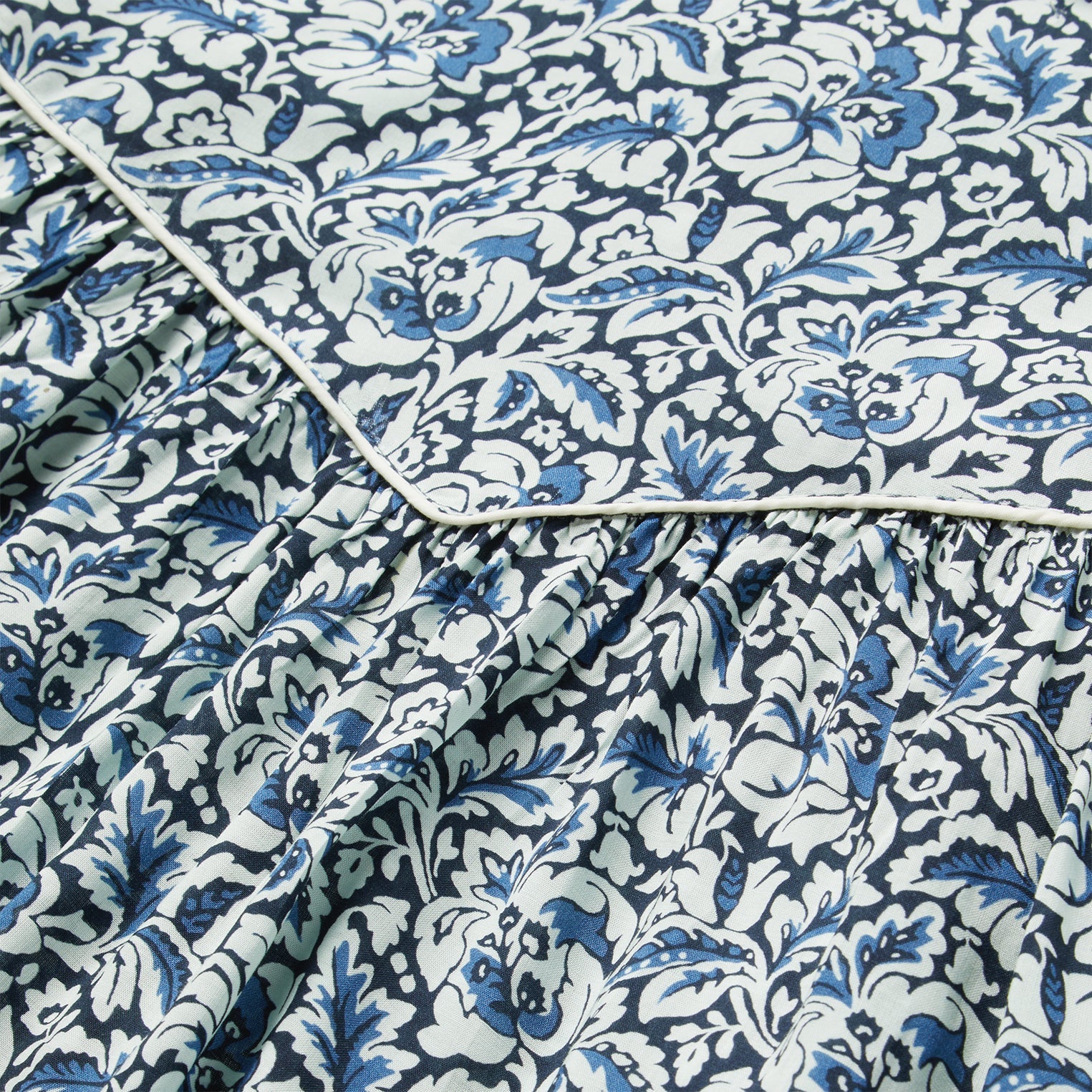 Indigo Tapestry Print Blouse Blue | Stetson