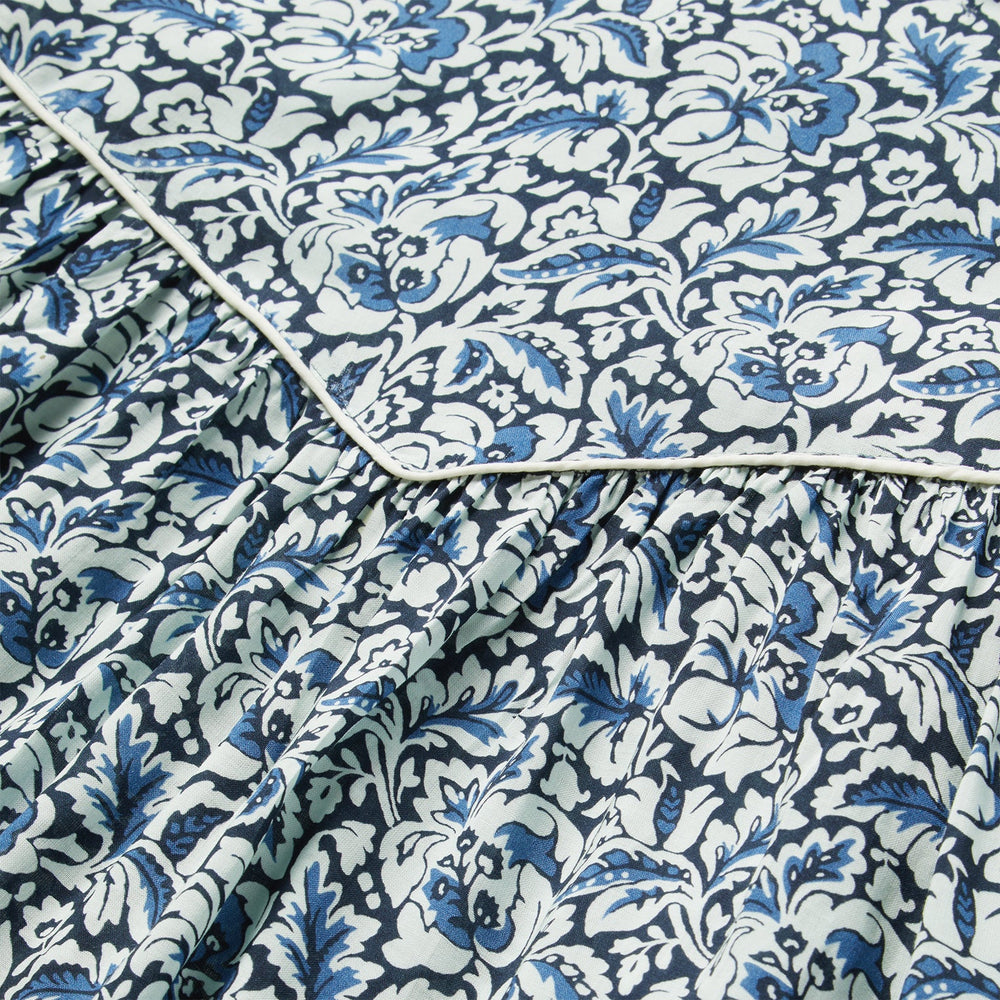 Indigo Tapestry Print Blouse Blue | Stetson