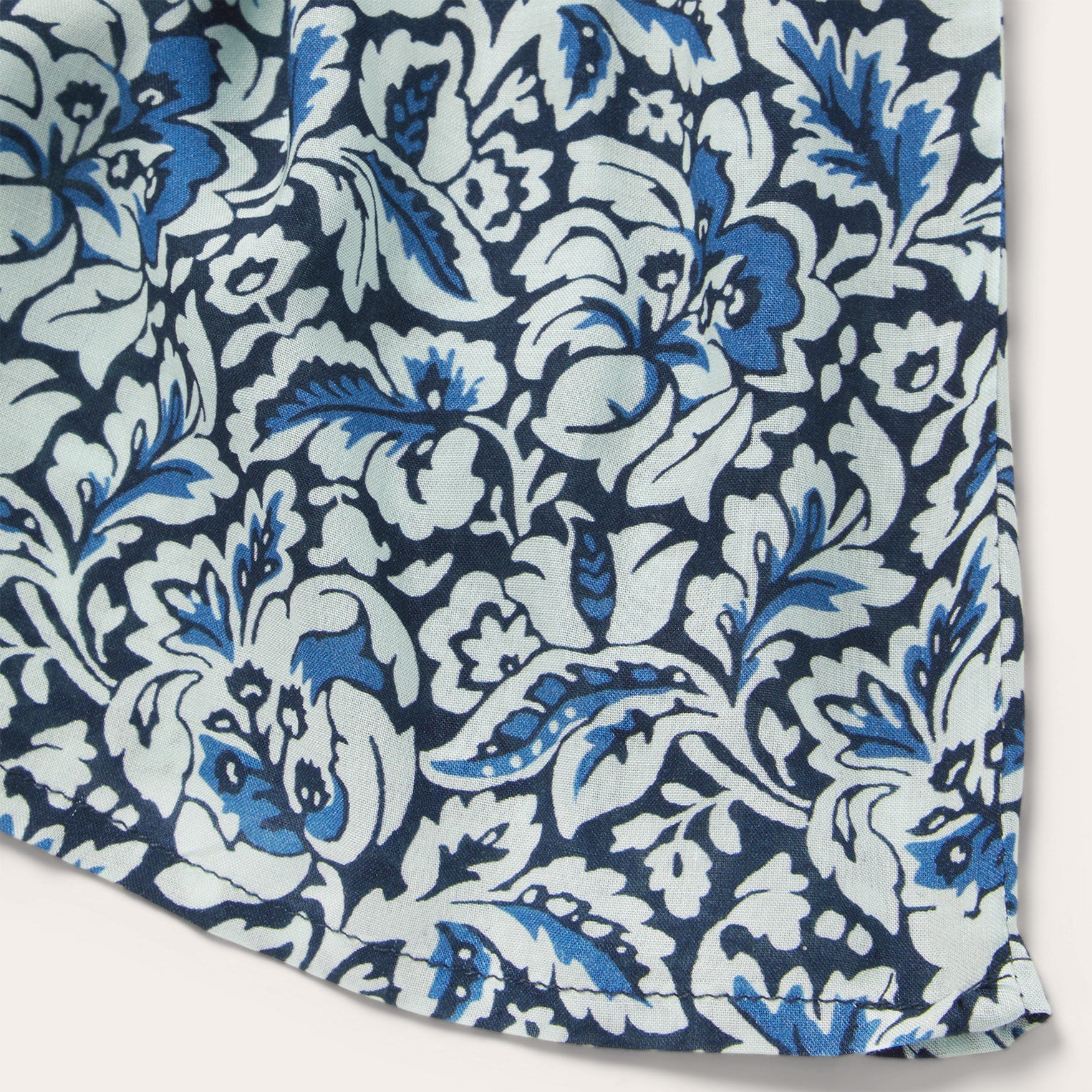 Indigo Tapestry Print Prairie Dress Blue | Stetson