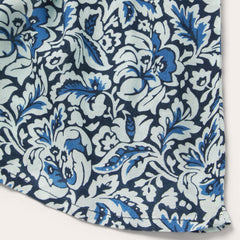 Indigo Tapestry Print Prairie Dress Blue | Stetson