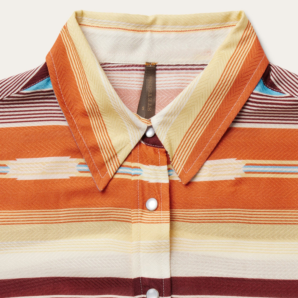 Sunset Serape Print Western Shirt Multi | Stetson