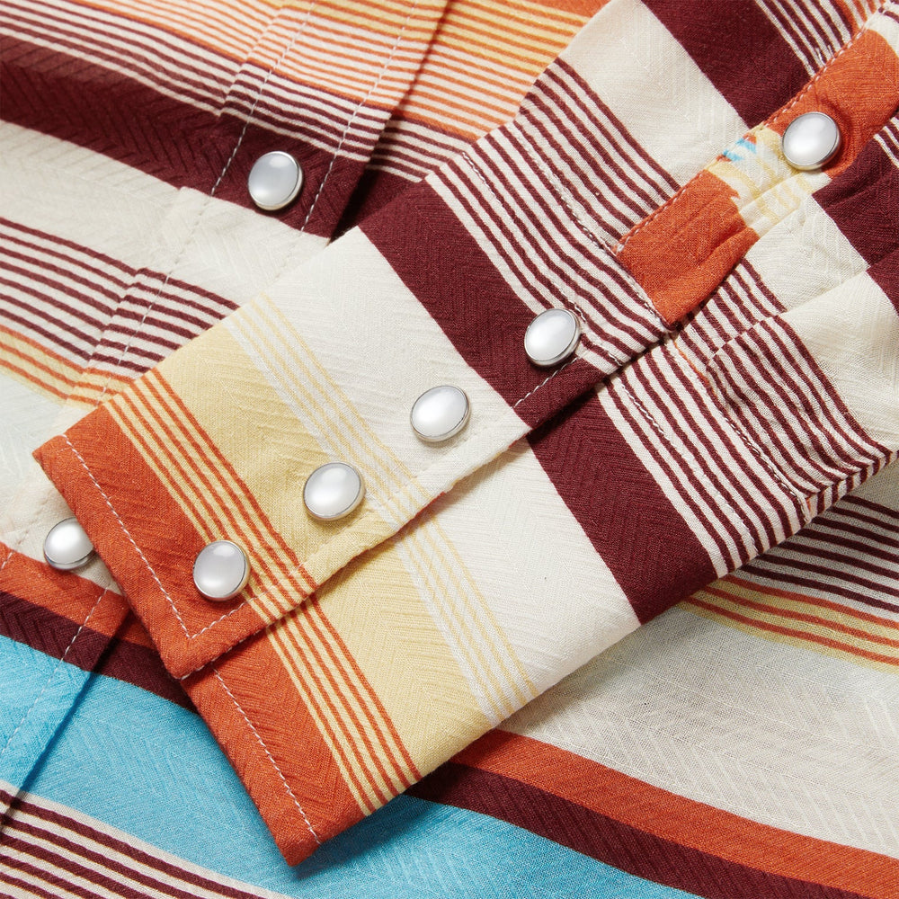 Sunset Serape Print Western Shirt Multi | Stetson